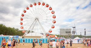 porta potties at an event